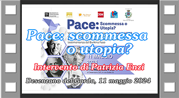 “Pace: scommessa o utopia?” – intervento di Patrizia Enzi (11.05.2024)